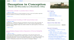 Desktop Screenshot of deceptioninconception.com